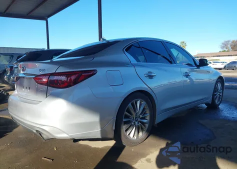 2019 Infiniti Q50 3.0T Luxe from USA, damaged, VIN JN1EV7AP7KM514454